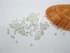 10000 Silver Plated 2mm Round Spacers Beads
