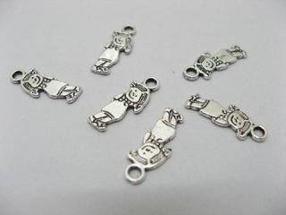 200 Lovely Girl Charms Pendants Jewelry Finding ac-pe256