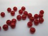2500 Red Round Simulate Pearl Loose Beads 6mm