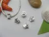 10pcs Silver Plated Screw TeaCup Beads European Design 10pcs Silver Plated Screw TeaCup Beads European Design