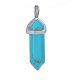 10X Blue Turquoise Pendant Hexagon Prism Beads Charms 10X Blue Turquoise Pendant Hexagon Prism Beads Charms