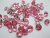 2000 Diamond Confetti 6.5mm Wedding Party Table Scatter-Pink