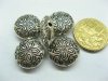 50 Flower Carved Round Bali Style Spacer Bead ac-ba-sp8 50 Flower Carved Round Bali Style Spacer Bead ac-ba-sp8