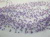 60Strands Purple Beaded Garland for Wedding Craft Dia.3mm