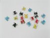 100 Fancy Lampwork Butterfly Glass beads be-g167