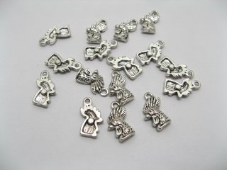 200 Charms Metal Cock Head Jewellery Pendants