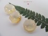100 Light Brown Faceted Double-Hole Suncatcher Beads 14mm 100 Light Brown Faceted Double-Hole Suncatcher Beads 14mm
