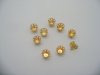 2000 Golden Plated Floral Bead Caps 9mm Jewelry Finding 2000 Golden Plated Floral Bead Caps 9mm Jewelry Finding