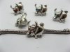 20 Alloy Ox Shape Thread European Beads pa-m42 20 Alloy Ox Shape Thread European Beads pa-m42