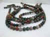 5Strands Indian Agate Round Gemstone Beads 8mm