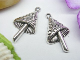 20pcs Metal Beautiful Mushroom Charms yw-ac-mc57