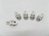 200 10mm Metal Skull Pendants Jewelry finding