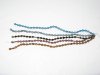 5String X 30Pcs Metallic Golden Teardrop glass beads 8mm 5String X 30Pcs Metallic Golden Teardrop glass beads 8mm