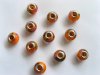 100 Orange Murano Glass European Beads 10mm 100 Orange Murano Glass European Beads 10mm