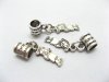 250 Silver Charms Fit European Beads with Cute Girl ac-sp446