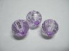500gram Purple Faceted Heart 10mm Acrylic Beads