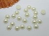 5000Pcs 6mm Ivory Semi-Circle Simulated Pearl Bead Flatback 5000Pcs 6mm Ivory Semi-Circle Simulated Pearl Bead Flatback