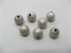 200 Stardust Aluminum Round Spacer Beads 8mm