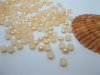 5000Pcs 5mm Light Orange Semi-Circle Simulated Pearl Bead Flatba