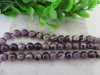 5Strands x 46pcs Amethyst Gemstone 8mm Round Beads