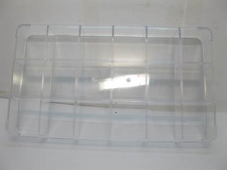 2Pcs Bead Storage Boxes 18 Compartment Organizer w/Lid