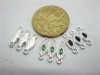 580 Metal 3-Strand Beads Pendants Jewelery Finding