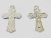 200Pcs Charm Cross Bead Pendant 3.1x1.8x0.15cm