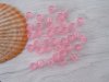 2100 Transparent Clear Pink Barrel Pony Beads 6x8mm 2100 Transparent Clear Pink Barrel Pony Beads 6x8mm
