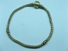 1X Bronze Plated European Bracelet 20cm