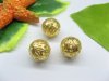 50pcs Gold Plated Filigree Spacer Beads 14mm
