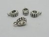 20pcs Tibetan Silver Elliptical Bail Beads Fit European Beads