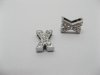 10 Fashion Rhinestone Letter "X" Beads Collar Charms