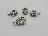 20pcs Tibetan Silver Elliptical Bail Beads Fit European Beads 20pcs Tibetan Silver Elliptical Bail Beads Fit European Beads