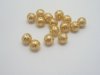 500 8mm Golden plated filigree spacer Jewelry beads