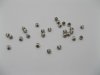 1000 Nickel plated Corrugated Ball Beads Spacer 5mm