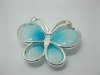 20Pcs Blue Butterfly Hairclip Jewelry Finding Beads 20Pcs Blue Butterfly Hairclip Jewelry Finding Beads