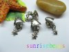 10pcs Tibetan Silver Christmas tree Bail Beads European Beads