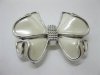 40Pcs Pearl Ivory Bowknot Hairclip Jewelry Finding Beads 40Pcs Pearl Ivory Bowknot Hairclip Jewelry Finding Beads