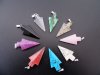 50Pcs Charms Gemstone Arrow pendants Assorted Style