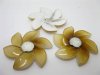 20Pcs Coffee Flower Hairclip Jewelry Finding Beads 6cm 20Pcs Coffee Flower Hairclip Jewelry Finding Beads 6cm