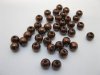 2500 Coffee Round Simulate Pearl Loose Beads 6mm