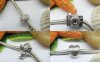 50Pcs Silver Plated European Thread Beads Assorted be-m13 50Pcs Silver Plated European Thread Beads Assorted be-m13