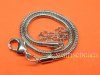 5Pcs White-K Lobster Clasp Bracelet Fit European Beads 21cm