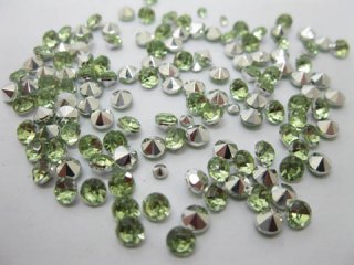 250gram (4300Pcs) Green Diamond Confetti Wedding Table Scatter