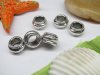 20pcs Tibetan Silver Circle Beads Fit European Beads yw-pa-mb167