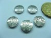 100 Tibetan Silver Flat Round Bali Style Spacer Beads ac-ba-sp6