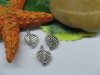 50pcs Metal Beautiful Leaf Beads