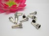 100Pcs Metal Trumpet Shape Spacer Beads 22mm