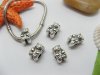 20pcs Tibetan Silver Bear European Beads Yw-pa-mb122