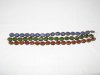 3String X 17Pcs Metallic Golden Flat Oval glass beads 3String X 17Pcs Metallic Golden Flat Oval glass beads